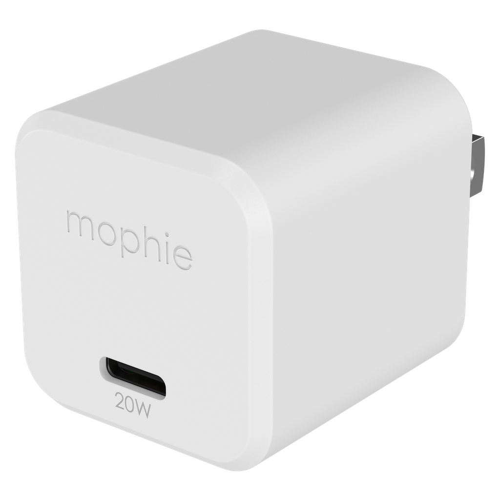 Mophie - Speedport 20 20w Gan Usb C Pd Wall Charger - White