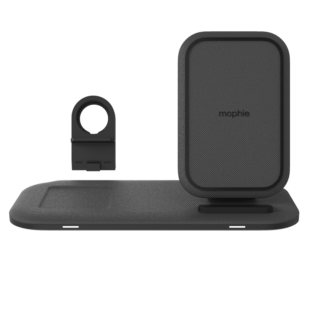 Mophie - Wireless Charging Stand Plus Pad 15w - Black