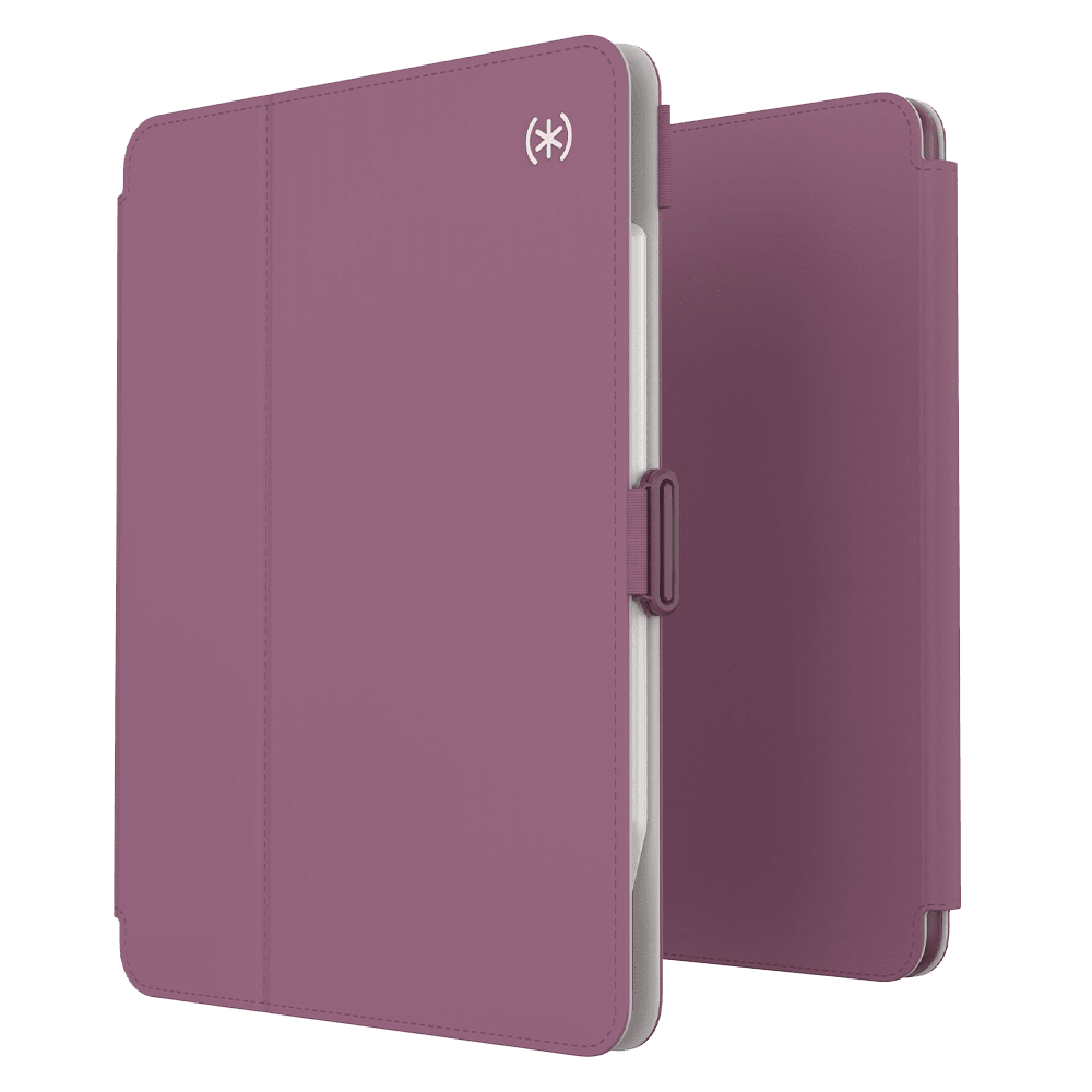 Speck - Balance Folio Case For Apple Ipad Pro 11 2022  /  2021  /  2020  /  2018  /  Air 10.9  /  Air 2022  /  Air 11 - Plumberry And Crushed Purple