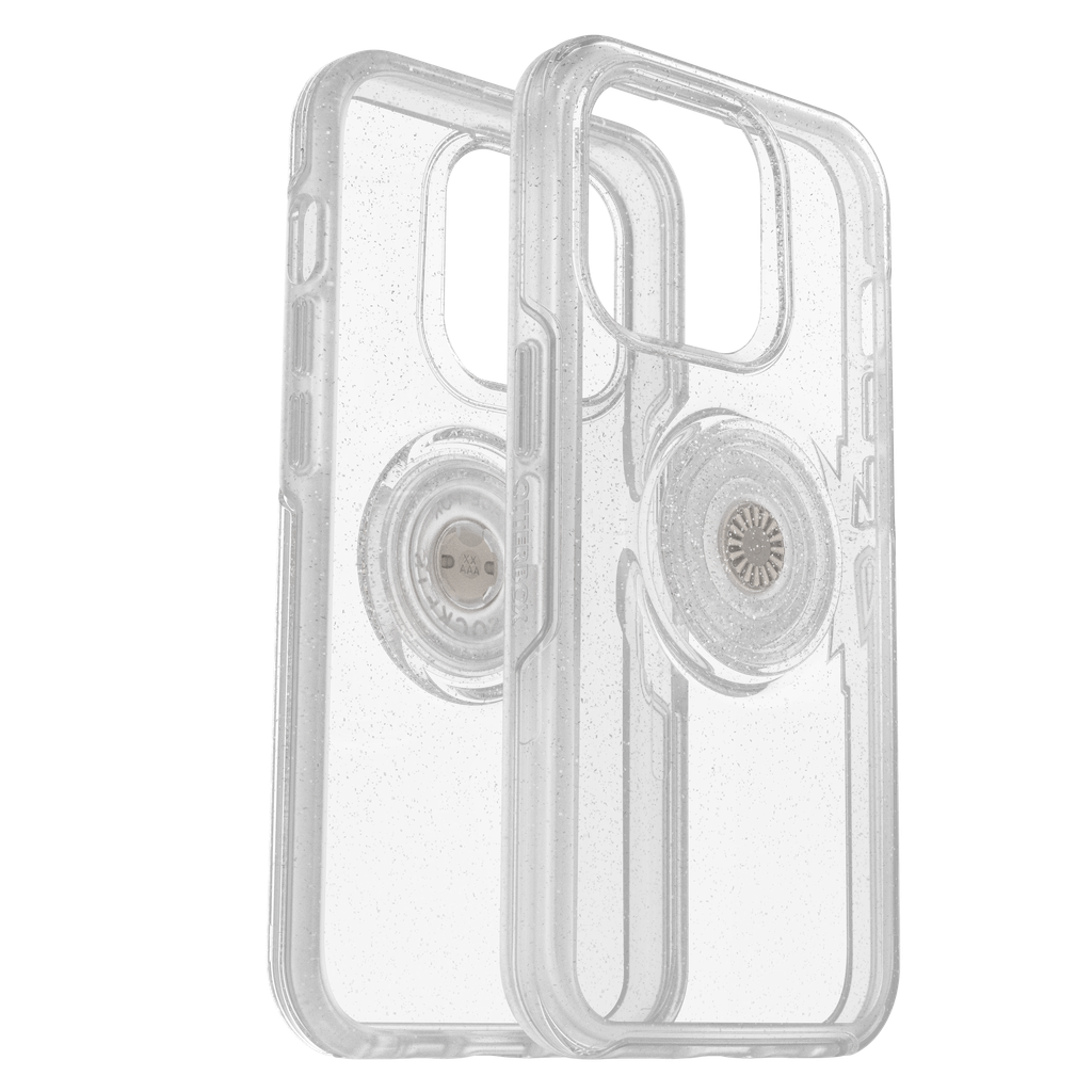 Otterbox - Otter  Pop Symmetry Clear Case With Popgrip For Apple Iphone 14 Pro  - Stardust Pop