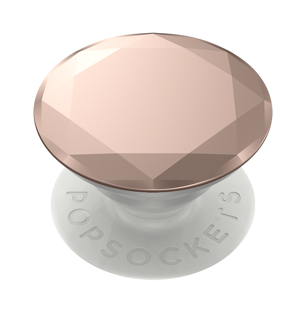 Popsockets - Popgrip Premium - Metallic Diamond  Rose Gold