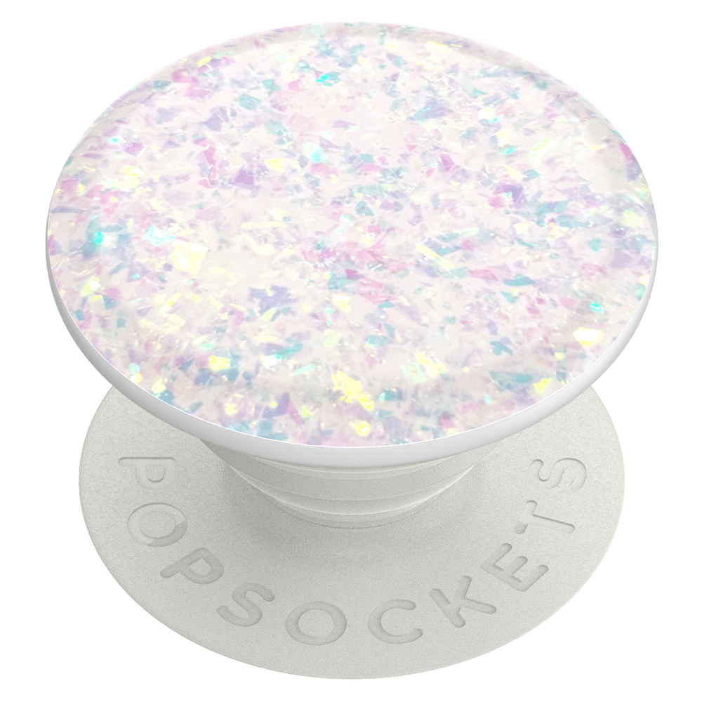 Popsockets - Popgrip Premium - Iridescent Confetti White
