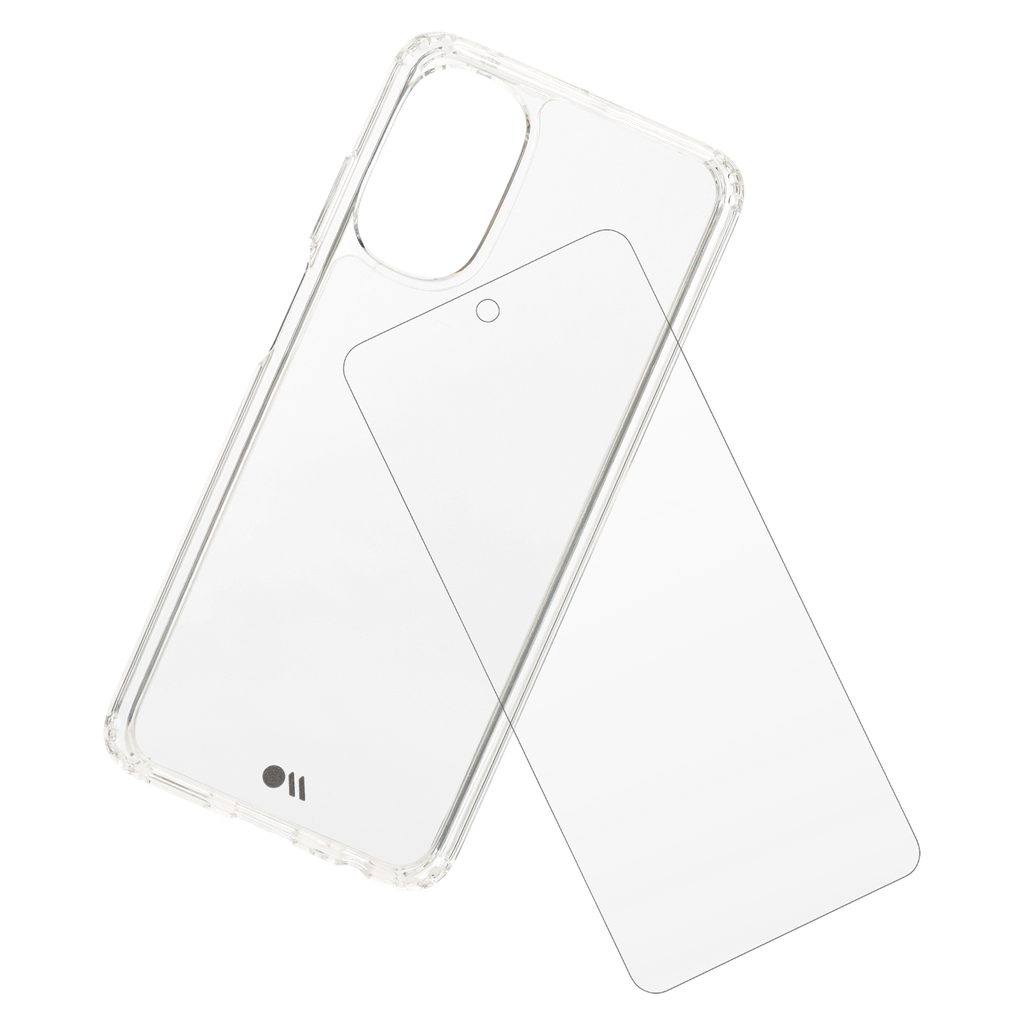 Case-mate - Protection Pack Tough Case And Glass Screen Protector For Motorola Moto G 5g 2022 - Clear