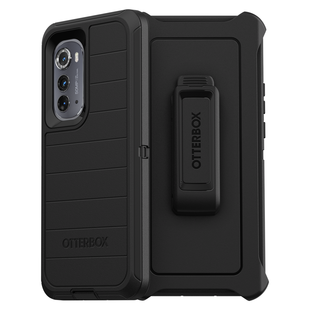Otterbox - Defender Pro Case For Motorola Moto Edge 2022  - Black