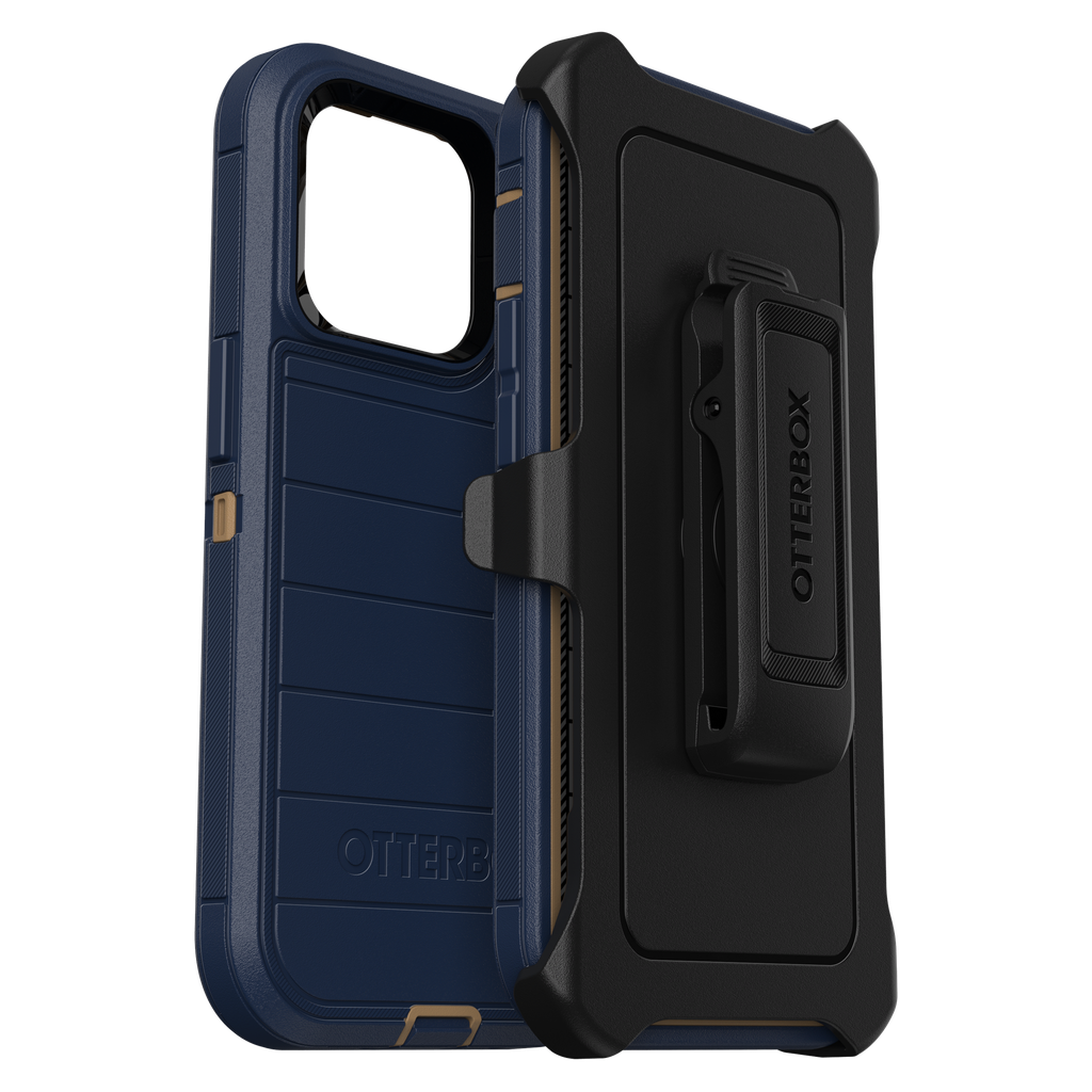 Otterbox - Defender Pro Case For Apple Iphone 14 Pro  - Blue Suede Shoes
