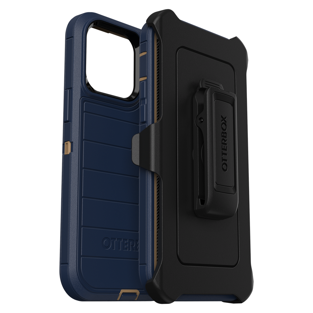 Otterbox - Defender Pro Case For Apple Iphone 14 Pro Max  - Blue Suede Shoes