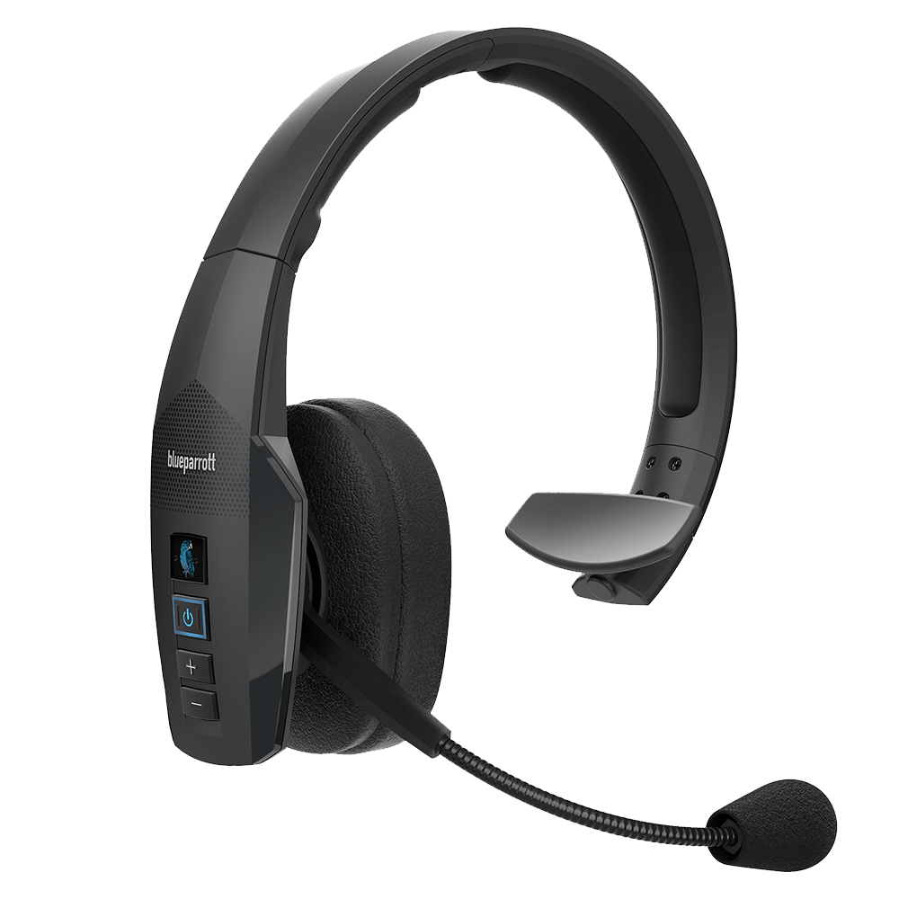 Blueparrott - B450-xt Noise Cancelling Bluetooth Mono On Ear Headset - Black