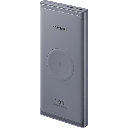 Samsung - Pd 25w Wireless Power Bank 10000 Mah - Silver