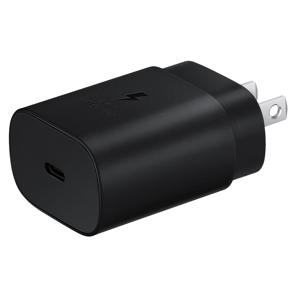 Samsung - Pd 25w Fast Charging Usb C Wall Charger W /  Cable - Black