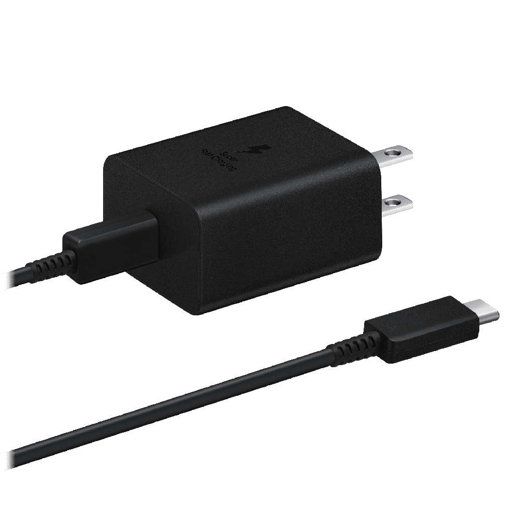 Samsung - Power Adapter 45w Pd With Usb C Cable 1.8m - Black