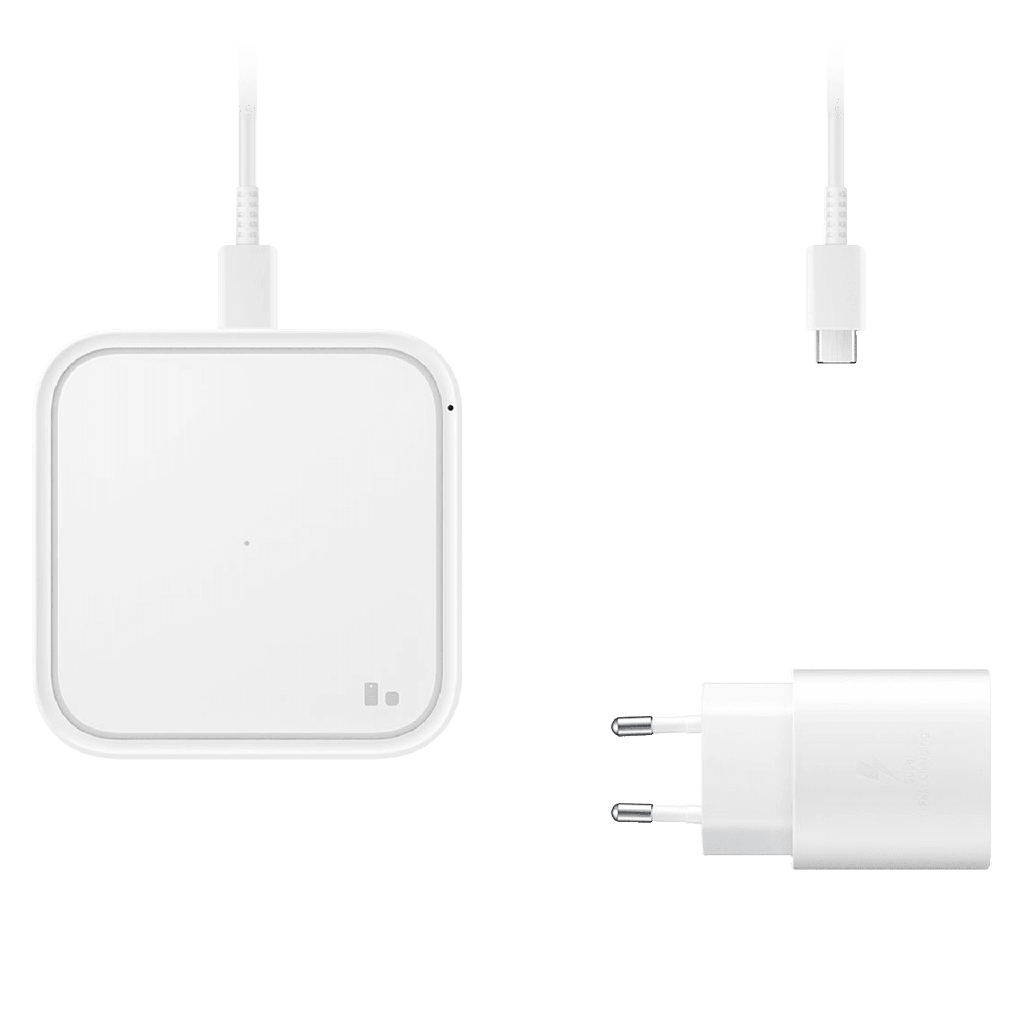 Samsung - Super Fast 15w Wireless Charger With Travel Adapter - White