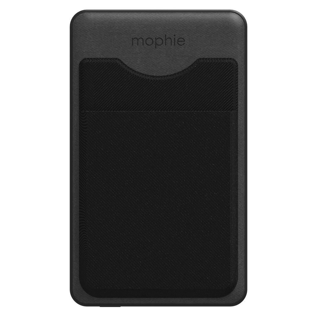 Mophie - Snap Plus Magsafe Juice Pack Mini Wallet Wireless Charging Power Bank 5000 Mah - Black