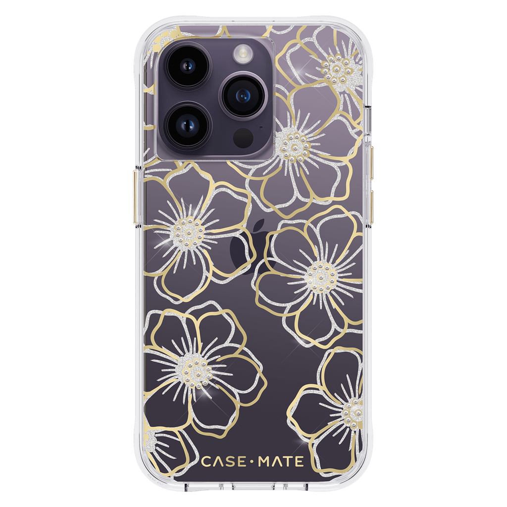Case-mate - Floral Gems Case For Apple Iphone 14 Pro - Floral Gems