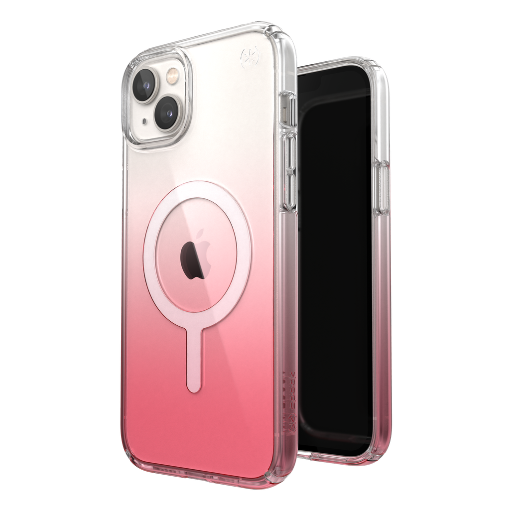 Speck - Presidio Perfect Clear Magsafe Case For Apple Iphone 14 Plus - Vintage Rose Fade