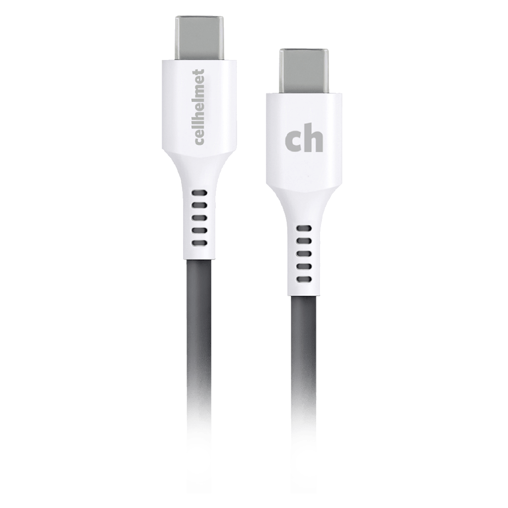Cellhelmet - Type C To Type C Round Cable 6ft - Gray