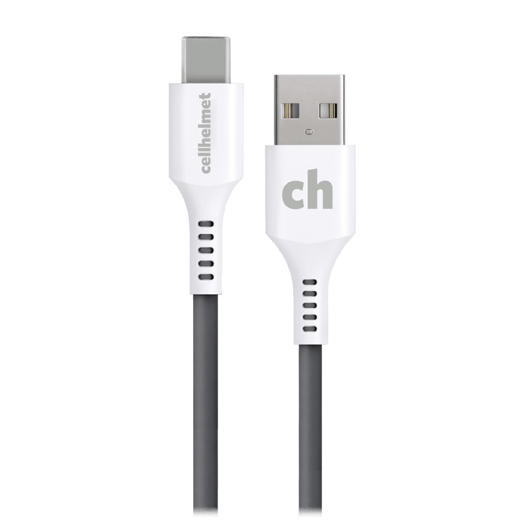 Cellhelmet - Type A To Type C Cable 10ft - Gray