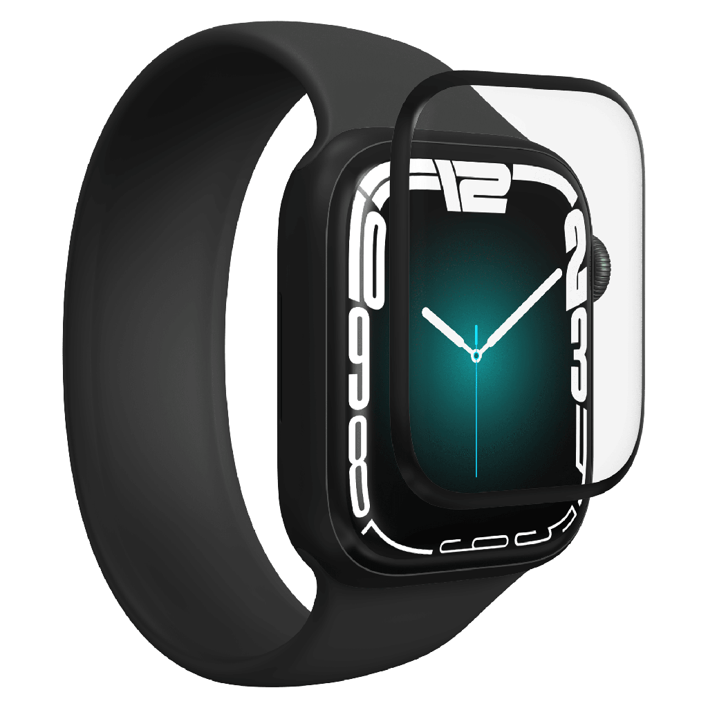 Zagg - Invisibleshield Glassfusion Plus Screen Protector For Apple Watch 45mm - Clear