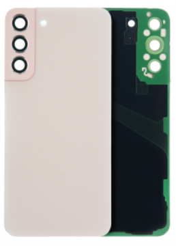Back Cover Glass With Camera Lens For Samsung Galaxy S22 Plus (No Logo) (Rose Gold)