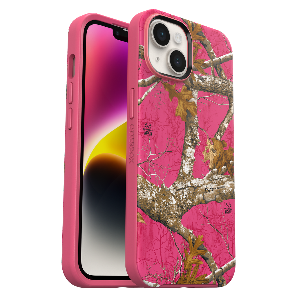 Otterbox - Symmetry Plus Graphics Case For Apple Iphone 14  /  13 - Flamingo Pink