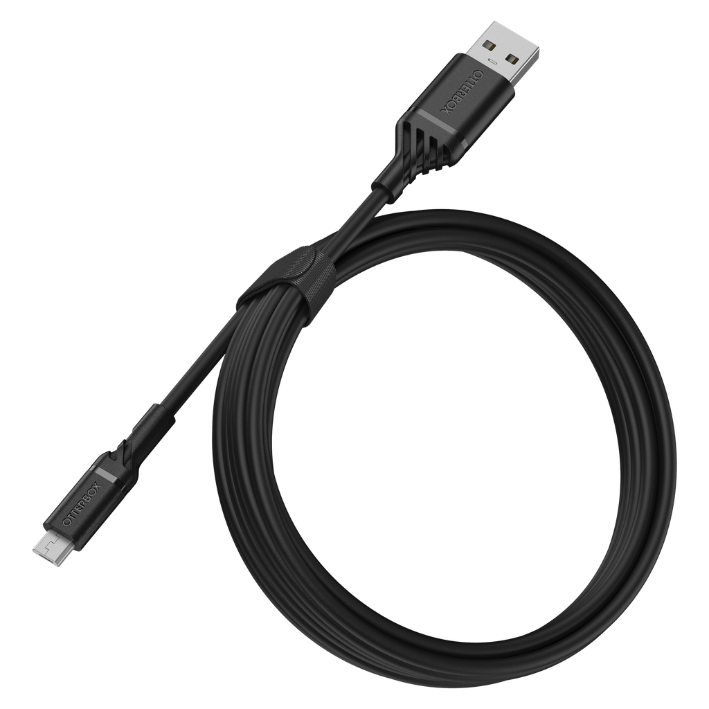Otterbox - Standard Usb A To Micro Usb Cable 2m - Black