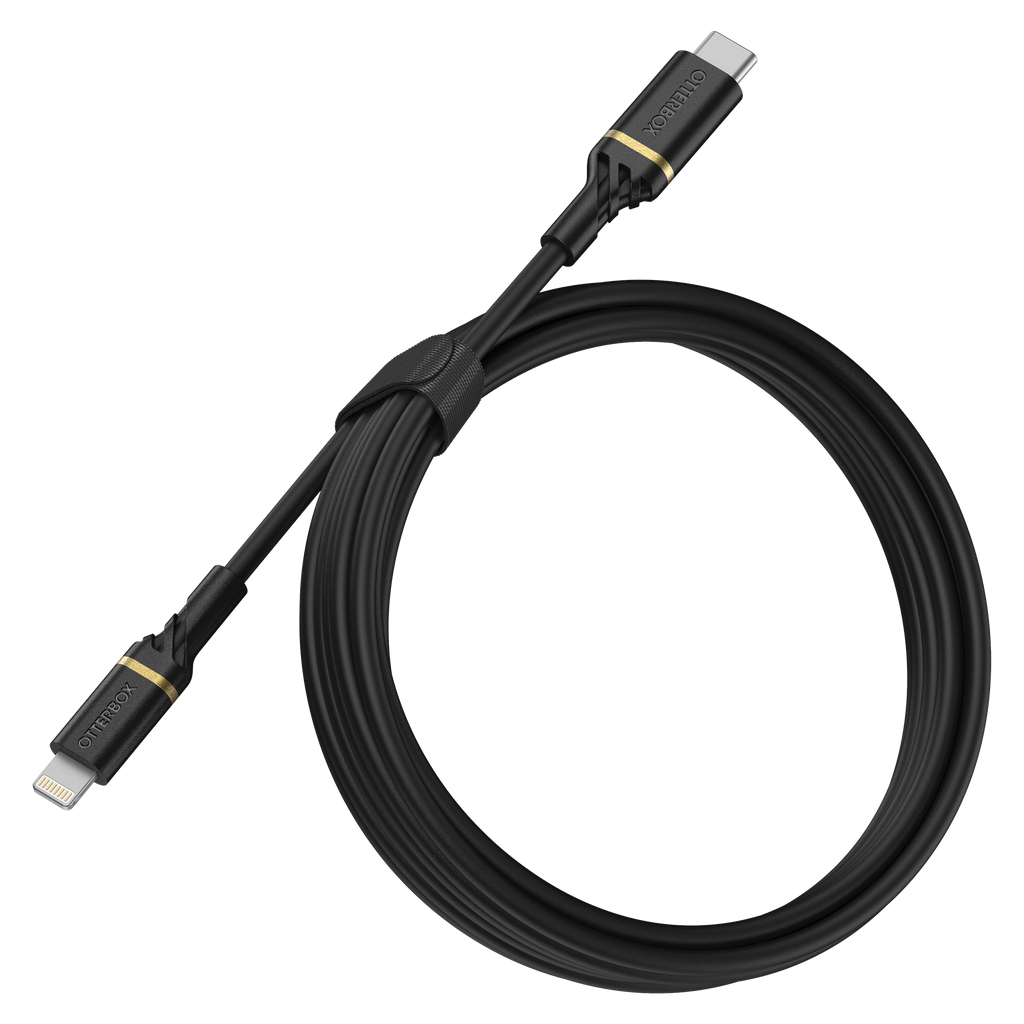 Otterbox - Fast Charge Usb C To Apple Lightning Cable 2m - Black Shimmer