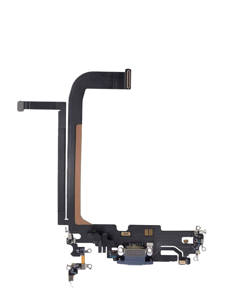 Charging Port Flex Cable For iPhone 13 Pro Max - (Aftermarket) (Sierra Blue)