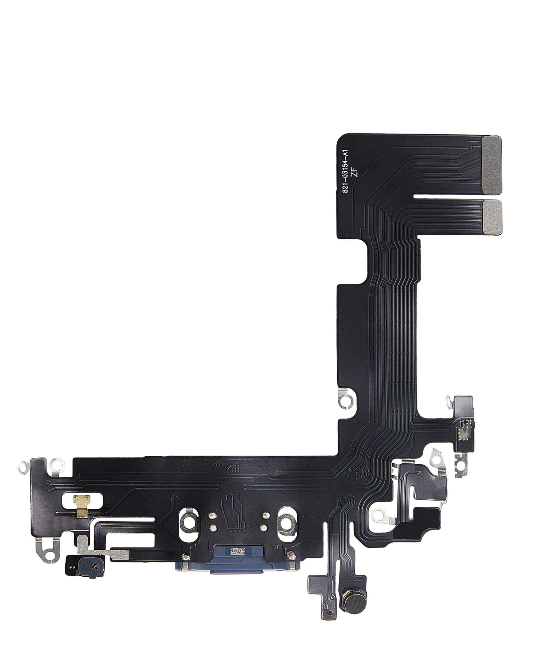 Charging Port Flex Cable For iPhone 13 - (Aftermarket) (Blue)