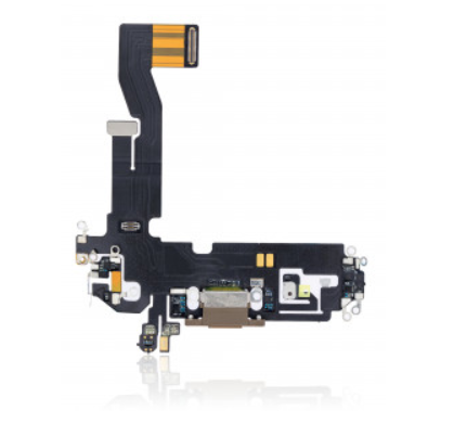 Charging Port Flex Cable For IPhone 12 Pro/12  - Gold(Aftermarket)