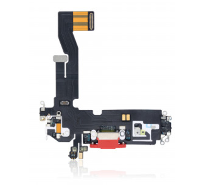 Charging Port Flex Cable For iPhone 12 / 12 Pro (Red) (Aftermarket)