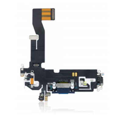Charging Port Flex Cable For iPhone 12 / 12 Pro (Pacific Blue) (Aftermarket)