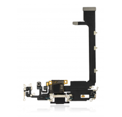 Charging Port Flex Cable For iPhone 11 Pro Max - Space Gray (Aftermarket)