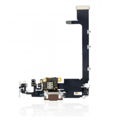 Charging Port Flex for iPhone 11 Pro Max - Gold (Aftermarket)