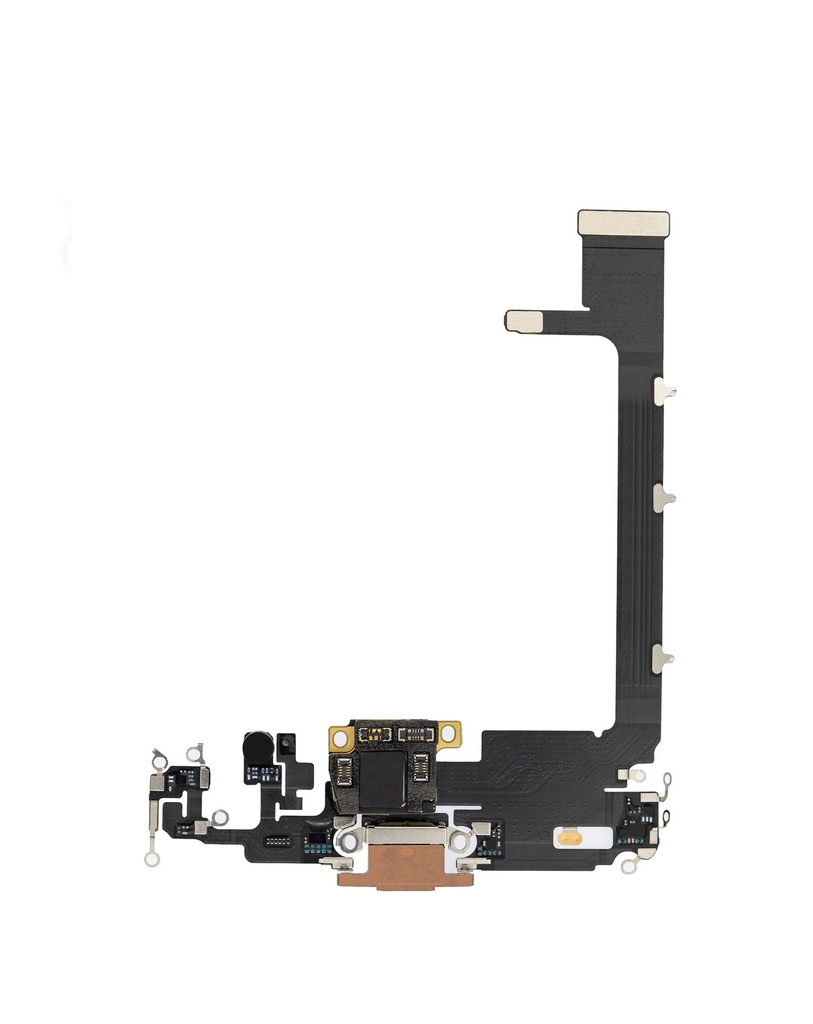 Charging Port Flex Cable For iPhone 11 Pro Max - Gold (Aftermarket)