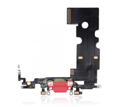 Charging Port Flex Cable For iPhone SE (2020) (Aftermarket) (Red)