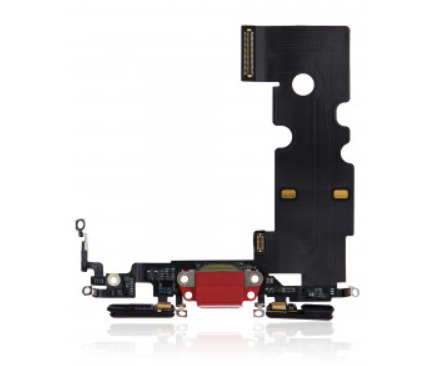 Charging Port Flex Cable For IPhone 8/ SE (2020)(PREMIUM)(RED)