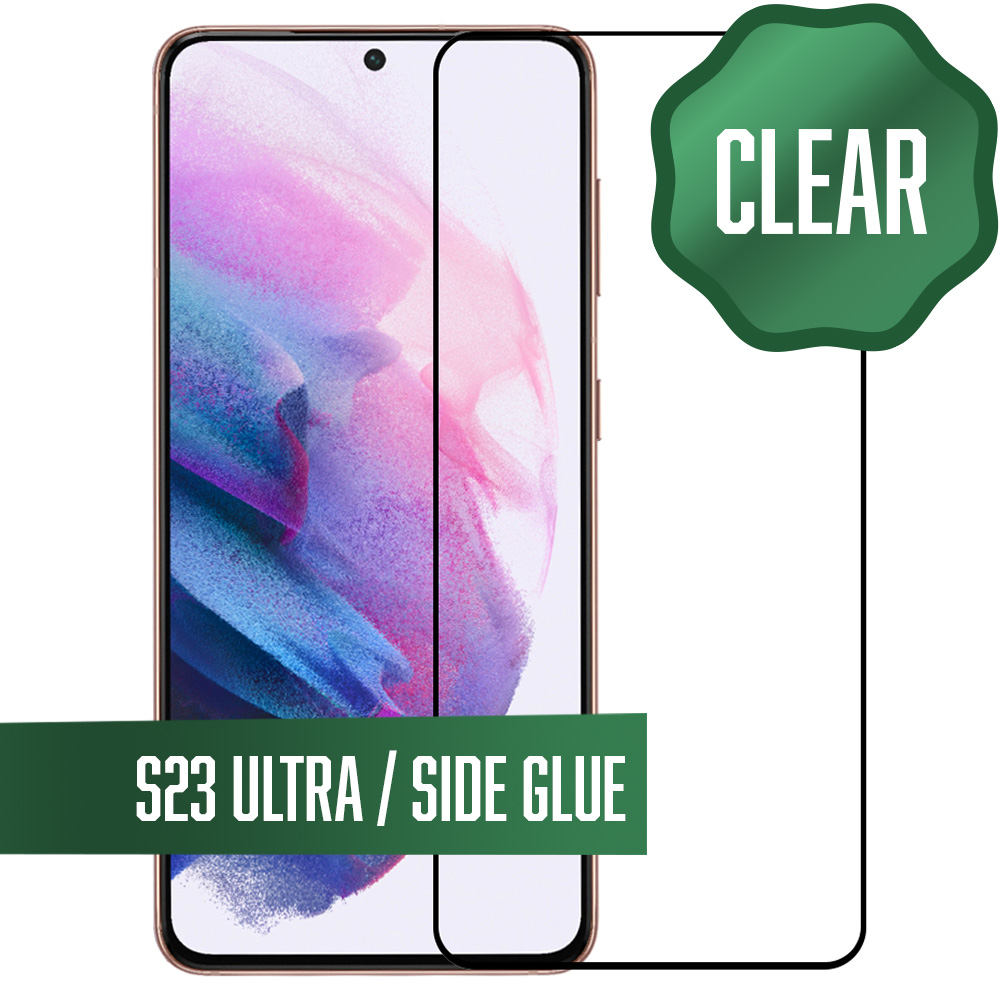 Tempered Glass for Samsung Galaxy S23 Ultra - Side Glue