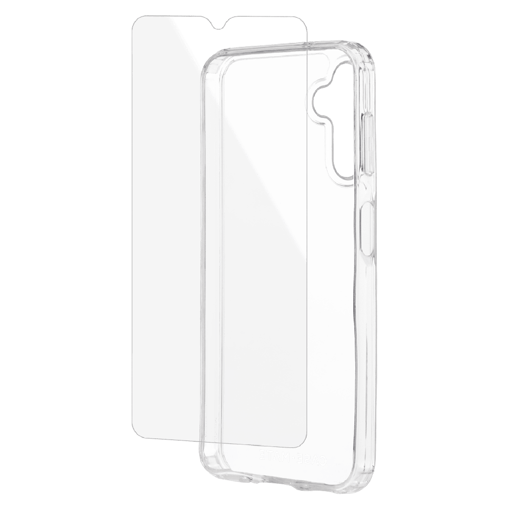 Case-mate - Protection Pack Tough Case And Glass Screen Protector For Samsung Galaxy A14 5g - Clear