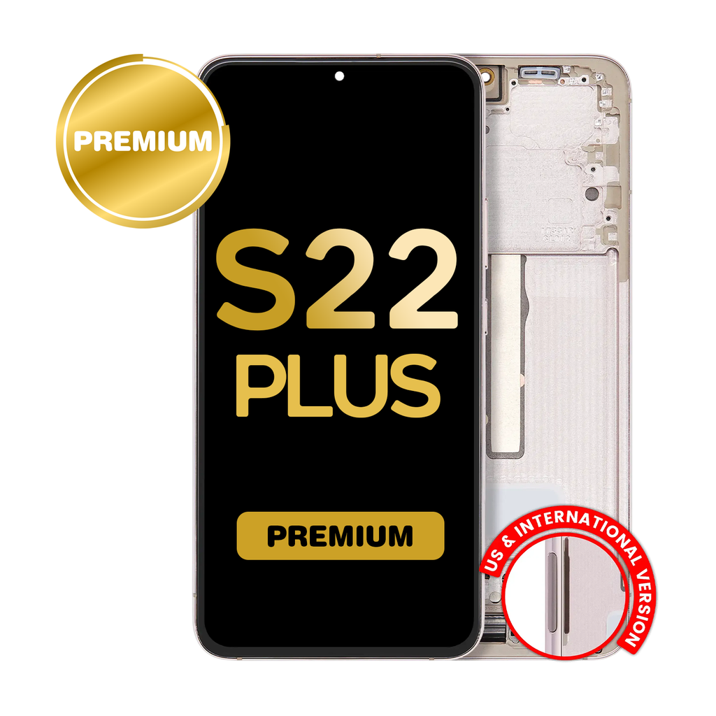 OLED Assembly for Samsung Galaxy S22 Plus (S906) with Frame - Violet (Premium)
