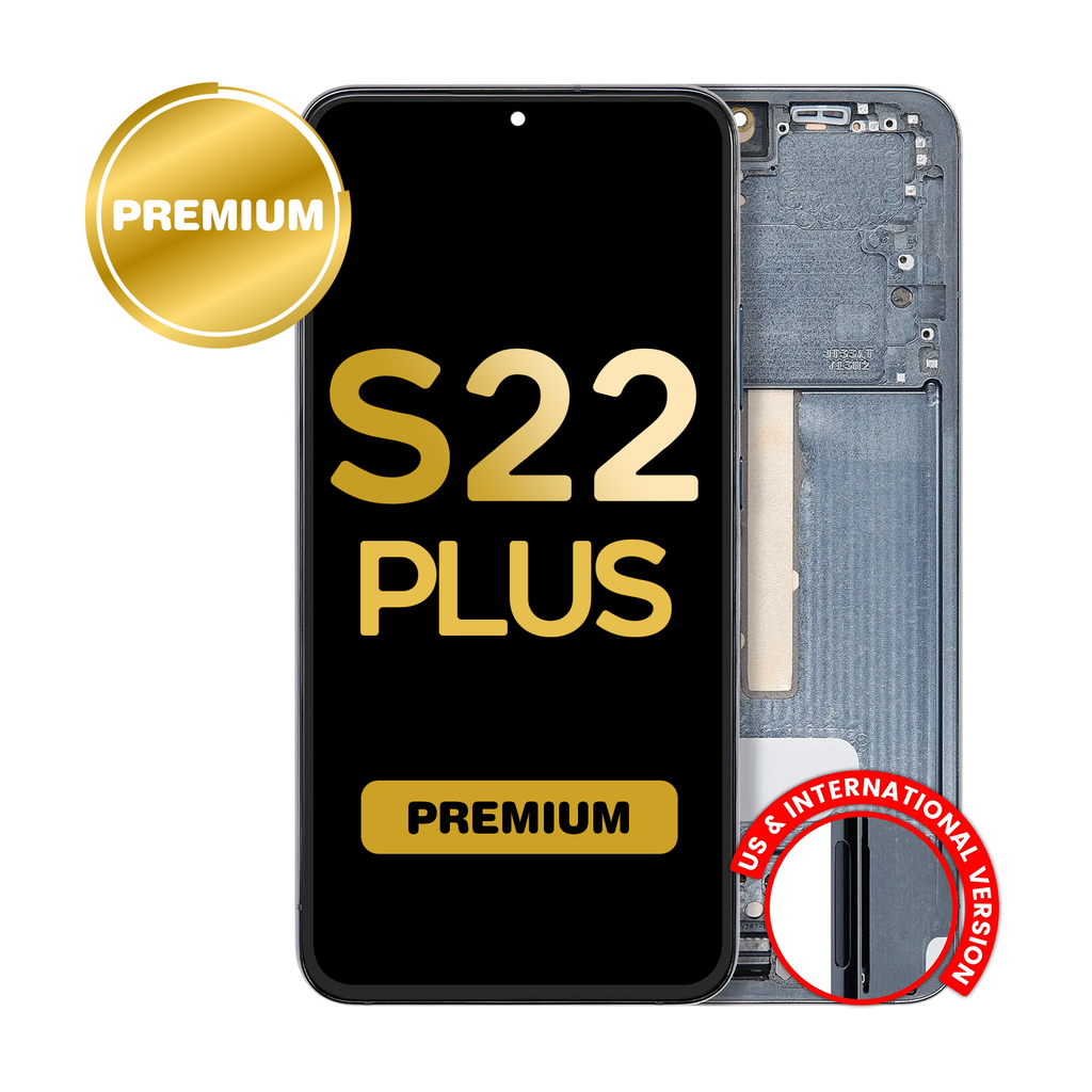 OLED Assembly for Samsung Galaxy S22 Plus (S906) with Frame - Green (Premium)