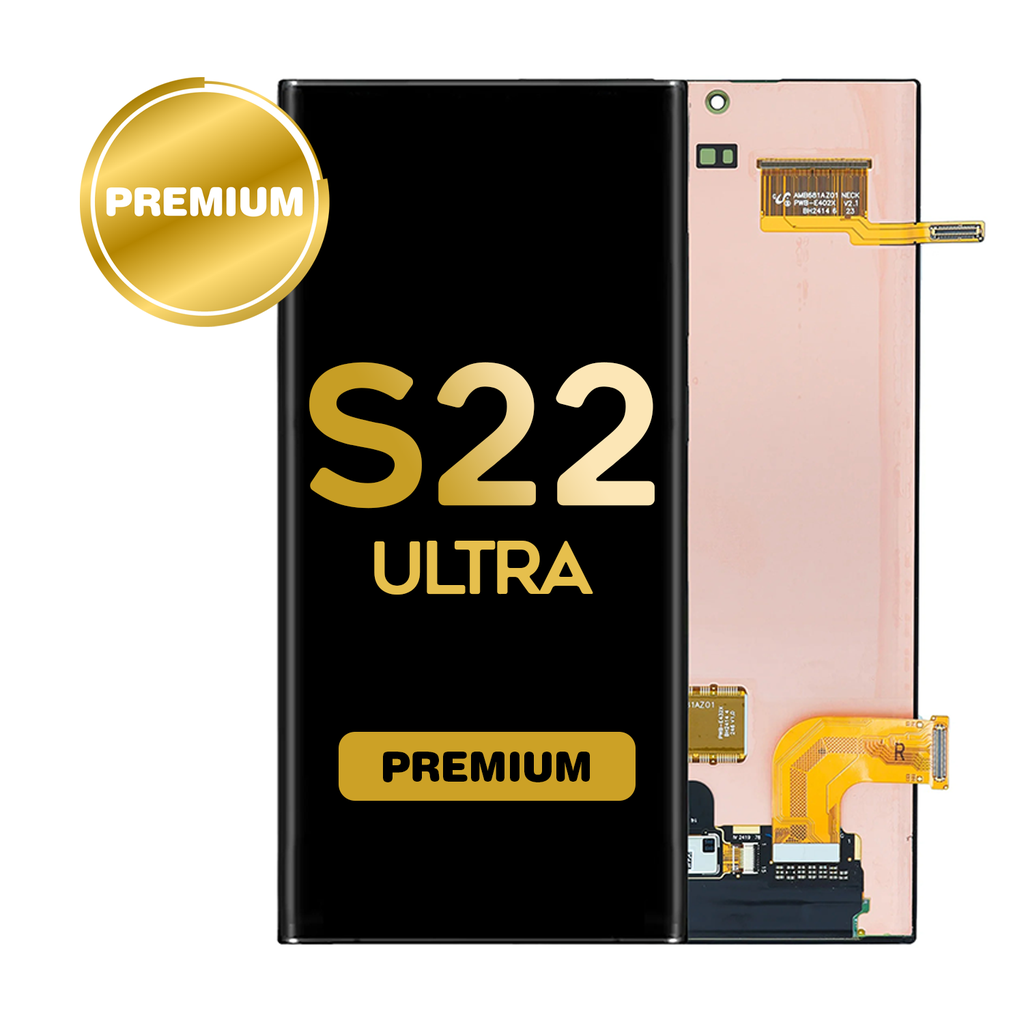 OLED Assembly for Samsung Galaxy S22 Ultra (S908) without Frame - All Colors (Premium)