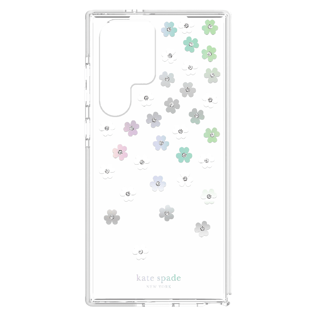 Kate Spade - New York Defensive Hardshell Case For Samsung Galaxy S23 Ultra - Scattered Flowers