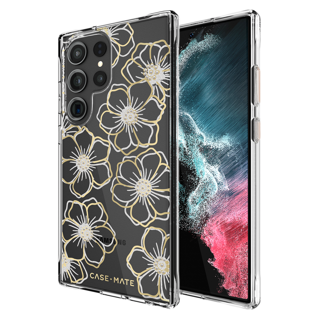 Case-mate - Floral Gems Case For Samsung Galaxy S23 Ultra - Floral Gems