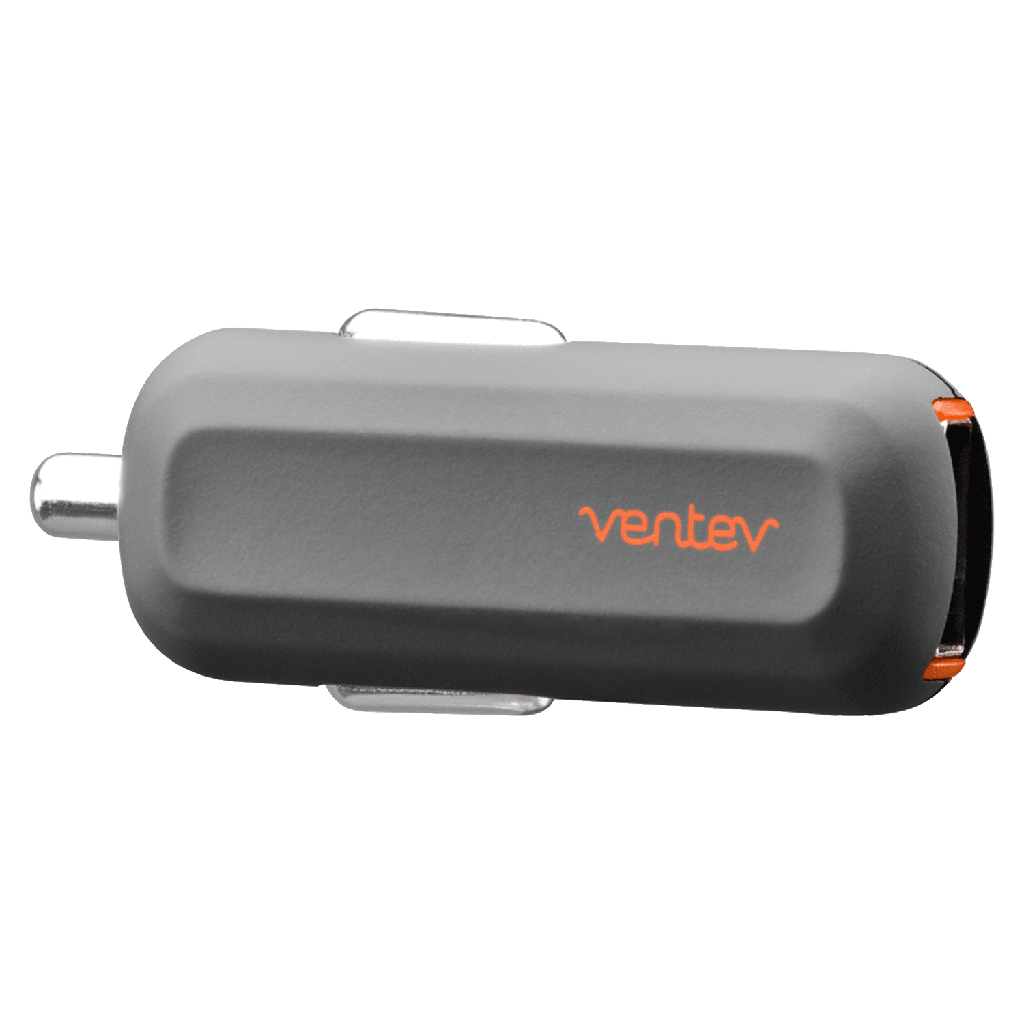 Ventev - 12w Dashport R1240 Car Charger And Usb A To Apple Lightning Cable 3.3ft - Gray