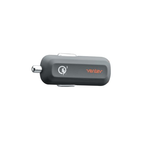 Ventev - Qc3.0 24w Dashport Rq1300 Mini Usb A Car Charger - Gray