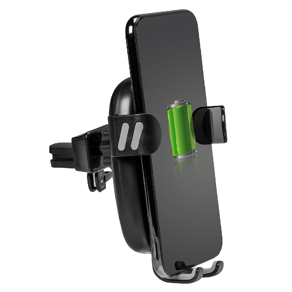 Ventev - Wireless Car Kit Wireless Charging Vent Mount 10w - Black