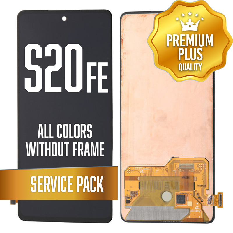 OLED Assembly for Samsung Galaxy S20 FE Without Frame - All Colors (Service Pack)