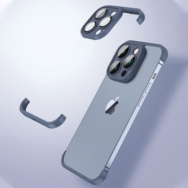 Caseless Protection for iPhone 12 Pro Max - Light Blue