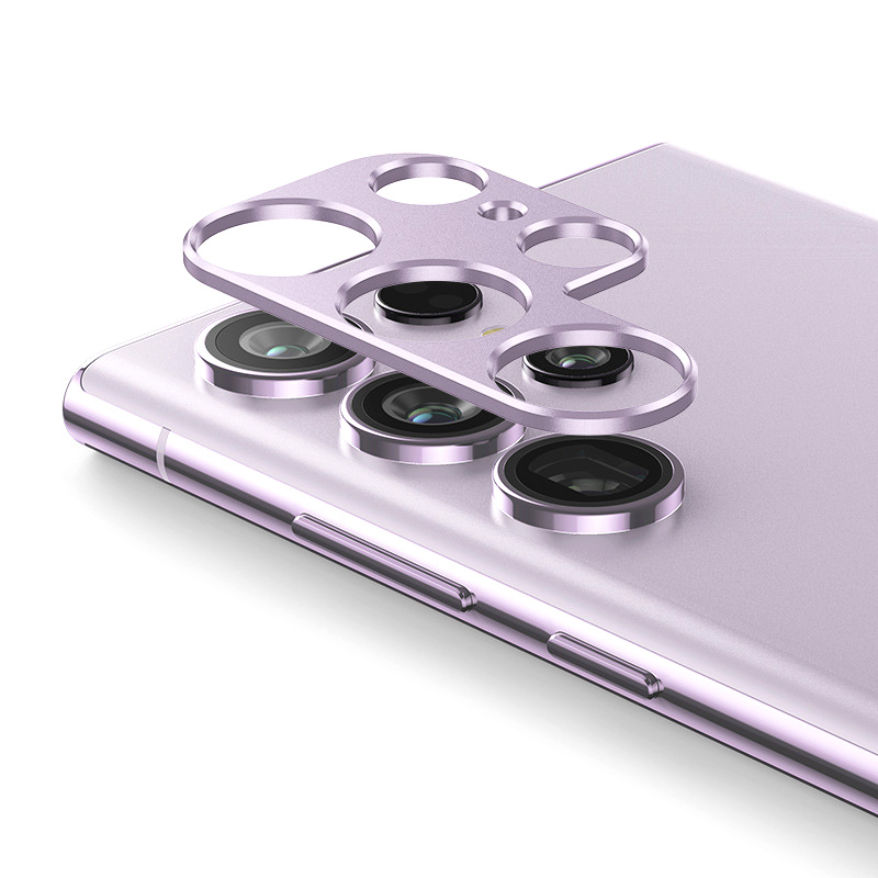 Back Camera Metal Tempered Glass for Samsung Galaxy S23 Ultra (Lavender)