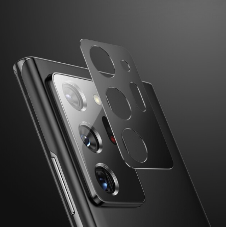 Back Camera Tempered Glass for Samsung Note 20 Ultra - Black