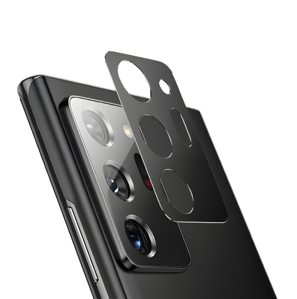 Back Camera Metal Tempered Glass for Samsung Galaxy Note 20 Ultra (Black)